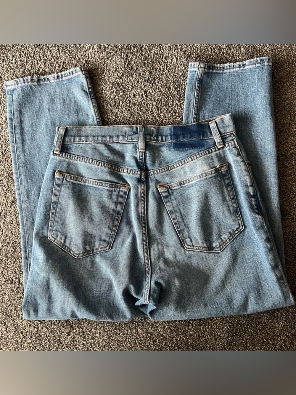 Abercrombie & Fitch The Ankle Straight Ultra High Rise Jeans
